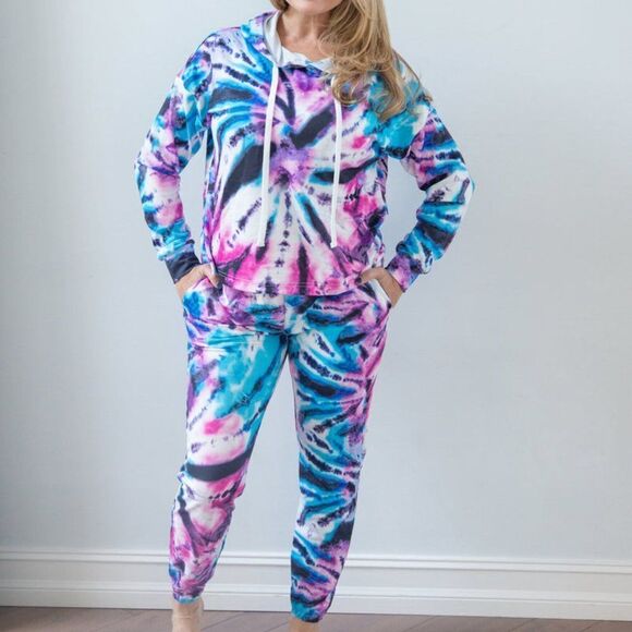 Nostalgic Tie Dye Joggers - Picture 1 of 3